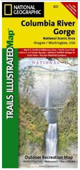 Columbia River Gorge (National Geographic Map)
