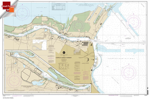 Small Format NOAA Chart 11311: Corpus Christi Harbor