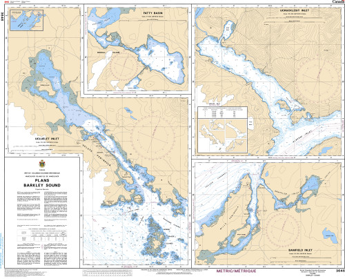 CHS Chart 3646: Plans - Barkley Sound