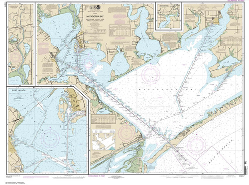 HISTORICAL NOAA Chart 11317: Matagorda Bay including Lavaca and Tres Palacios Bays; Port Lavaca; Continuation of Lavaca River; Continuation of Tres Palacios Bay