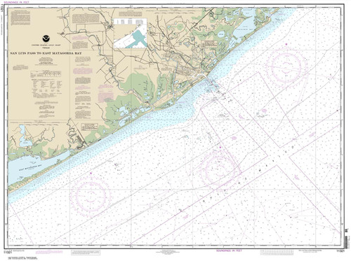NOAA Chart 11321: San Luis Pass to East Matagorda Bay