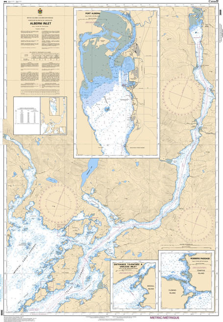 CHS Chart 3668: Alberni Inlet