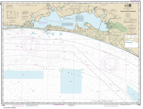 NOAA Chart 11388: Choctawhatchee Bay