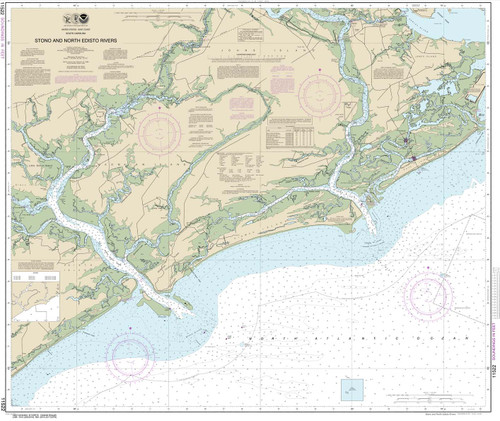 HISTORICAL NOAA Chart 11522: Stono and North Edisto Rivers