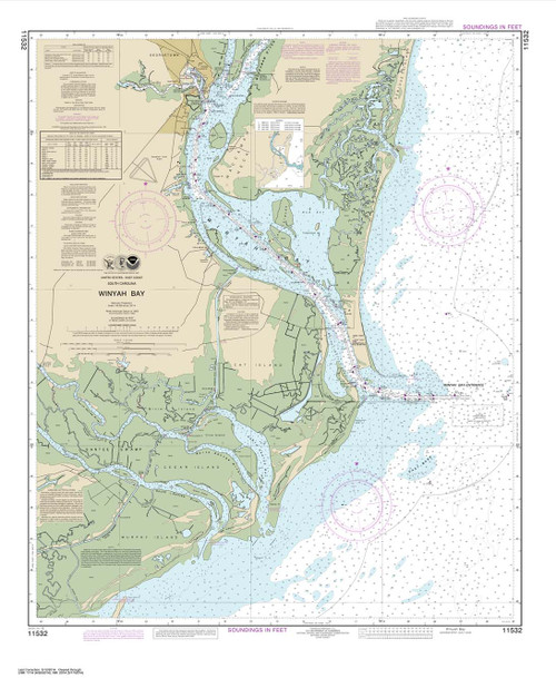 NOAA Chart 11532: Winyah Bay