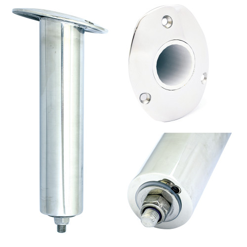 Tigress 3 Hole Swivel Oval Head Rod Holder - 15 Degree - 10-1\/2" [88524]