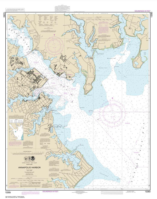 NOAA Chart 12283: Annapolis Harbor