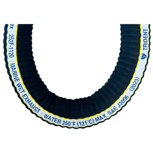 Trident Marine 1-1\/2" Extra-Flex Corrugated Marine Wet Exhaust Hose - Sold by the Foot [252F-1126-FT]