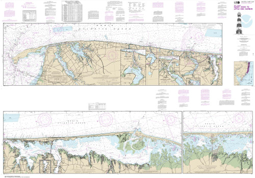 NOAA Chart 12324: Intracoastal Waterway Sandy Hook to Little Egg Harbor