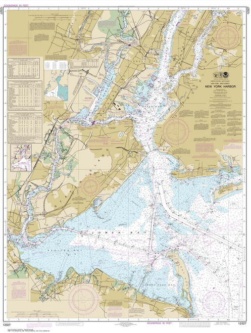 NOAA Chart 12327: New York Harbor