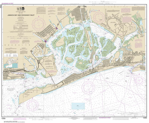 NOAA Chart 12350: Jamaica Bay and Rockaway Inlet
