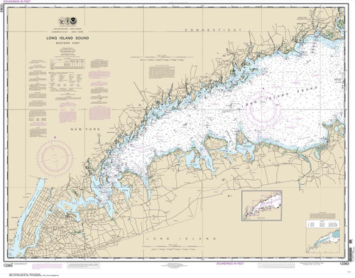 NOAA Chart 12363: Long Island Sound Western Part