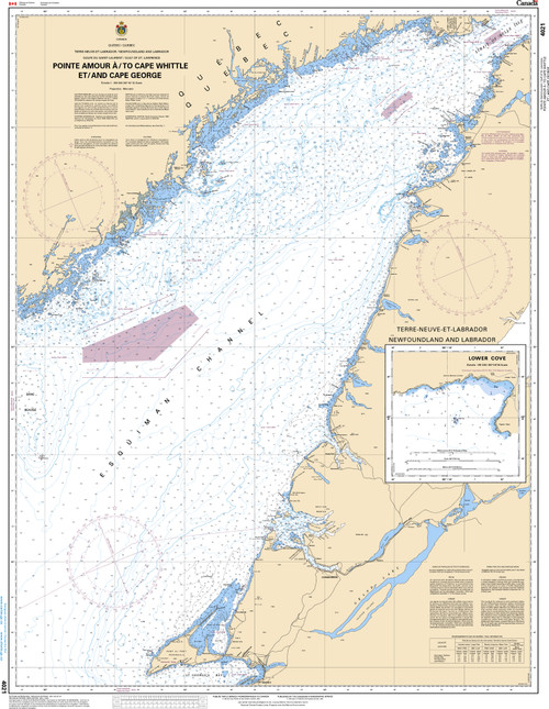 CHS Chart 4021: Pointe Amour Ã /to Cape Whittle et/and Cape George