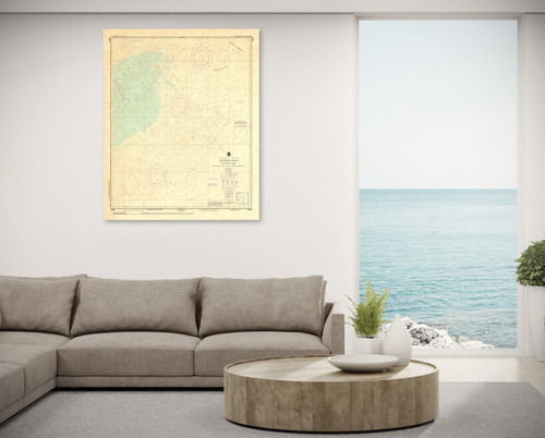 ANTIQUED NOAA Chart 13204: Georges Bank Eastern Part ANTIQUED NOAA Chart 13204: Georges Bank Eastern Part