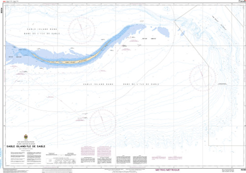 CHS Chart 4098: Sable Island/ÃŽle de Sable
