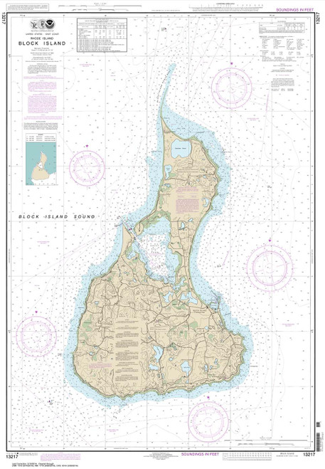 NOAA Chart 13217: Block Island