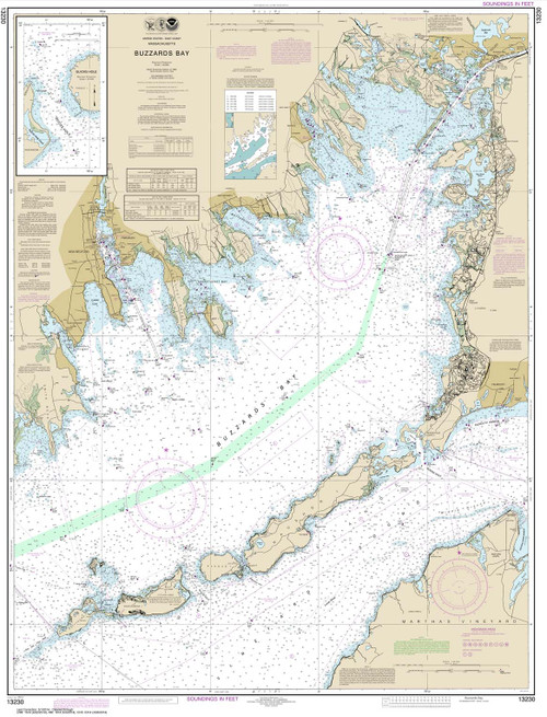 NOAA Chart 13230: Buzzards Bay; Quicks Hole