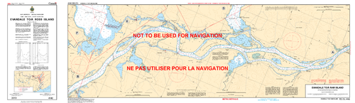 CHS Chart 4142: Evandale to/Ã  Ross Island