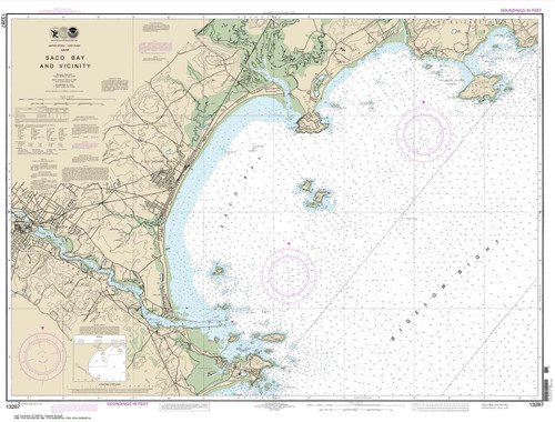 NOAA Chart 13287: Saco Bay and Vicinity