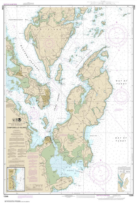 NOAA Chart 13396: Campobello Island; Eastport Harbor