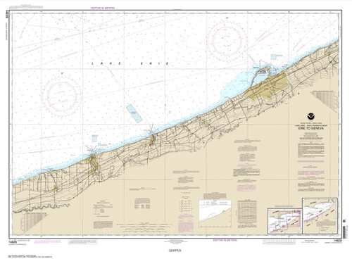 NOAA Chart 14828: Erie to Geneva
