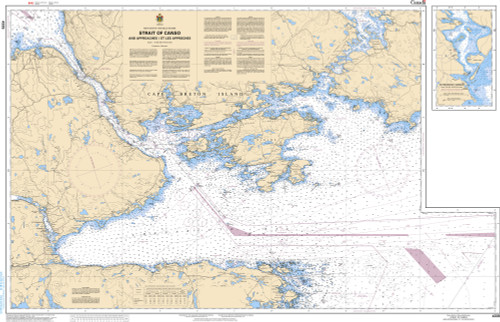 CHS Chart 4335: Strait of Canso and Approaches/et les approches