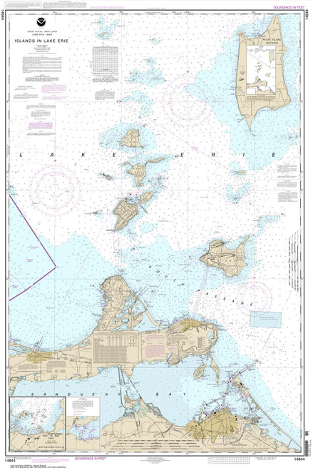 NOAA Chart 14844: Islands in Lake Erie;Put-In-Bay