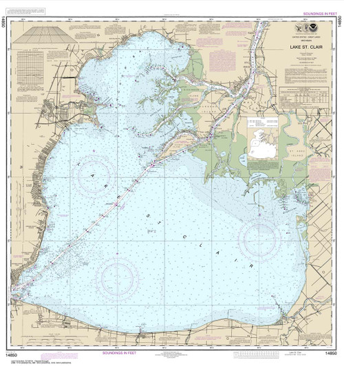 NOAA Chart 14850: Lake St. Clair