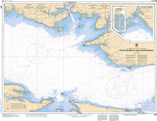 CHS Chart 4405: Pictou Island to/aux Tryon Shoals