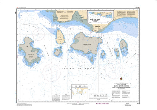 CHS Chart 4429: Havre Saint-Pierre et les approches/and Approaches