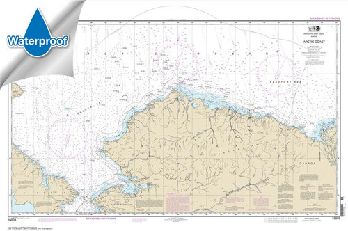 Waterproof NOAA Chart 16003: Arctic Coast
