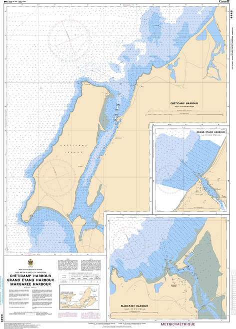 CHS Chart 4449: ChÃ©ticamp, Grand Ã‰tang and Margaree Harbours