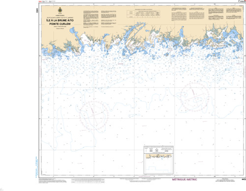 CHS Chart 4453: ÃŽle Ã  la Brume Ã /to Pointe Curlew