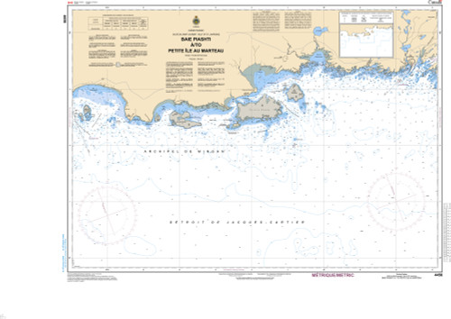 CHS Chart 4456: Baie Piashti Ã /to Petite ÃŽle au Marteau