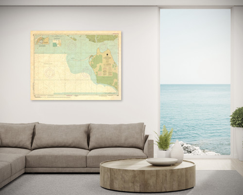 ANTIQUED NOAA Chart 16161: Kotzebue Harbor and Approaches ANTIQUED NOAA Chart 16161: Kotzebue Harbor and Approaches