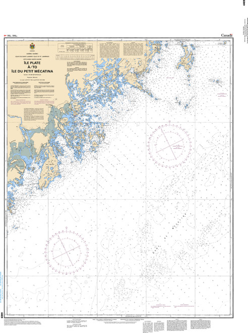 CHS Chart 4469: ÃŽle Plate Ã /to ÃŽle du Petit MÃ©catina