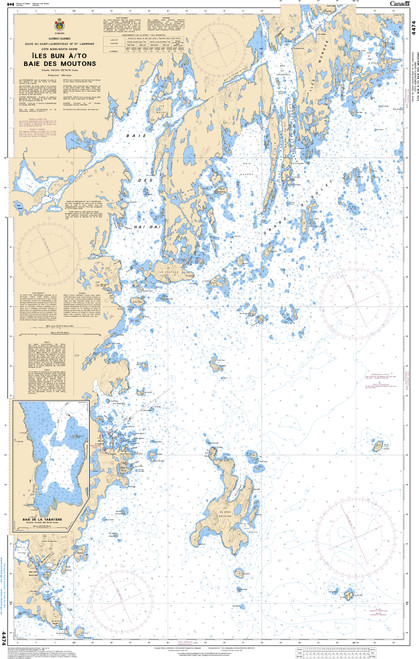 CHS Chart 4474: ÃŽles Bun Ã /to Baie des Moutons