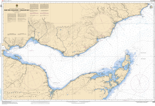 CHS Chart 4486: Baie des Chaleurs/Chaleur Bay