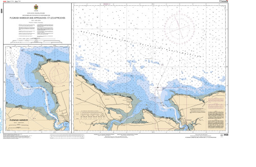 CHS Chart 4498: Pugwash Harbour and approaches/et les approches