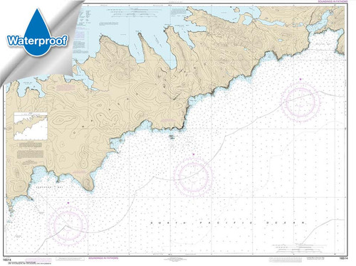 Waterproof HISTORICAL NOAA Chart 16514: Kulikak Bay and Surveyor Bay