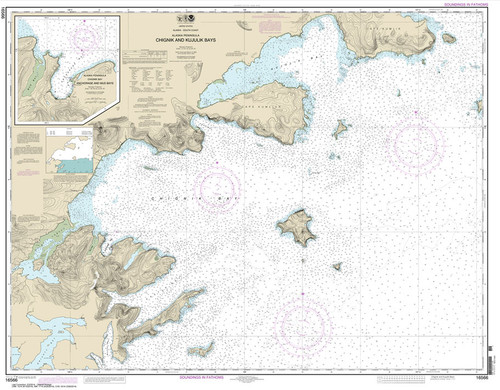 HISTORICAL NOAA Chart 16566: Chignik and Kujulik Bays: Alaska Pen.;Anchorage and Mud Bays: Chignik Bay