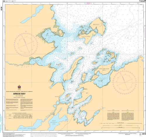 CHS Chart 4518: Ariege Bay