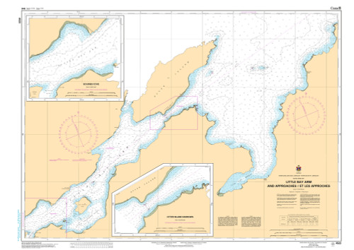 CHS Chart 4523: Little Bay Arm and Approaches / et les approches