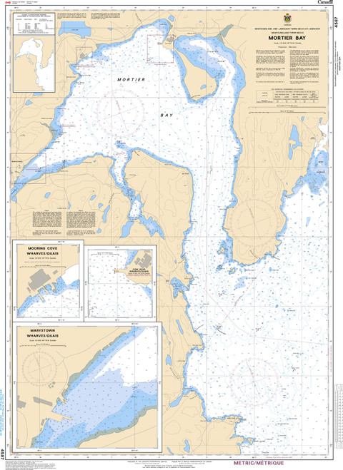 CHS Chart 4587: Mortier Bay