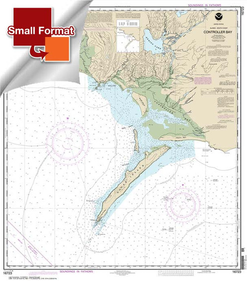HISTORICAL SMALL FORMAT NOAA Chart 16723: Controller Bay