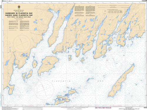 CHS Chart 4615: Harbours in Placentia Bay Petite Forte to Broad Cove Head