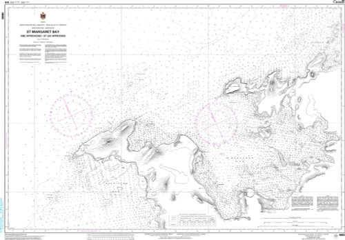 CHS Chart 4665: St. Margaret Bay and Approaches/et les approches