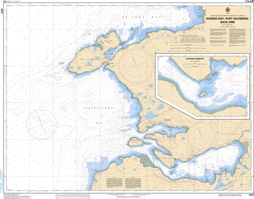 CHS Chart 4679: Hawkes Bay, Port Saunders, Back Arm