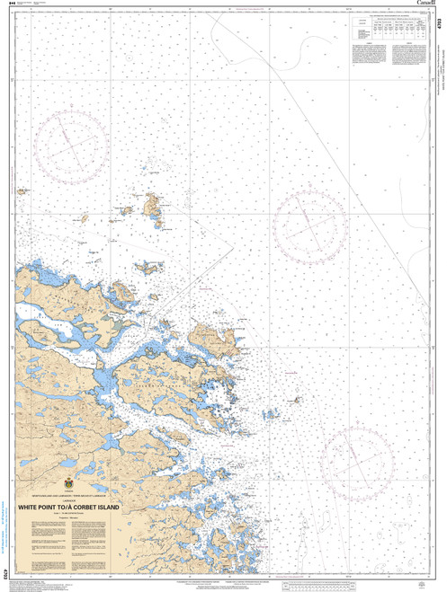 CHS Chart 4703: White Point to/Ã  Corbet Island
