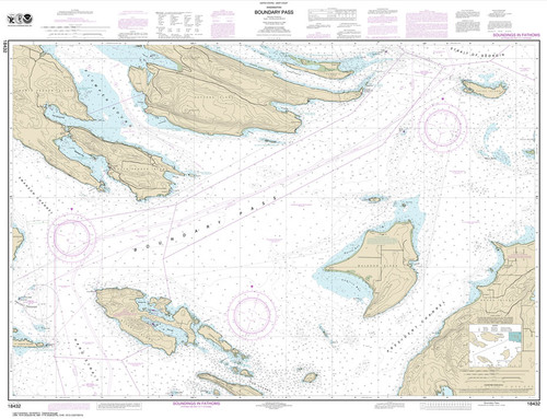 HISTORICAL NOAA Chart 18432: Boundary Pass
